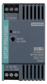 SIEMENS Gleichstromversorgung REG 60W SITOP 6EP1332-5BA00 22,2-26,4V 2,5A