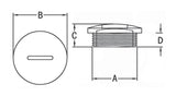HAUPA Blindscheibe M40 Blindstopf 250170