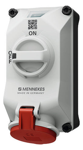 MENNEKES CEE-Schaltersteckdose 5p 32A 5613506G 400V/rt IP44 Kst mech.Verrieg