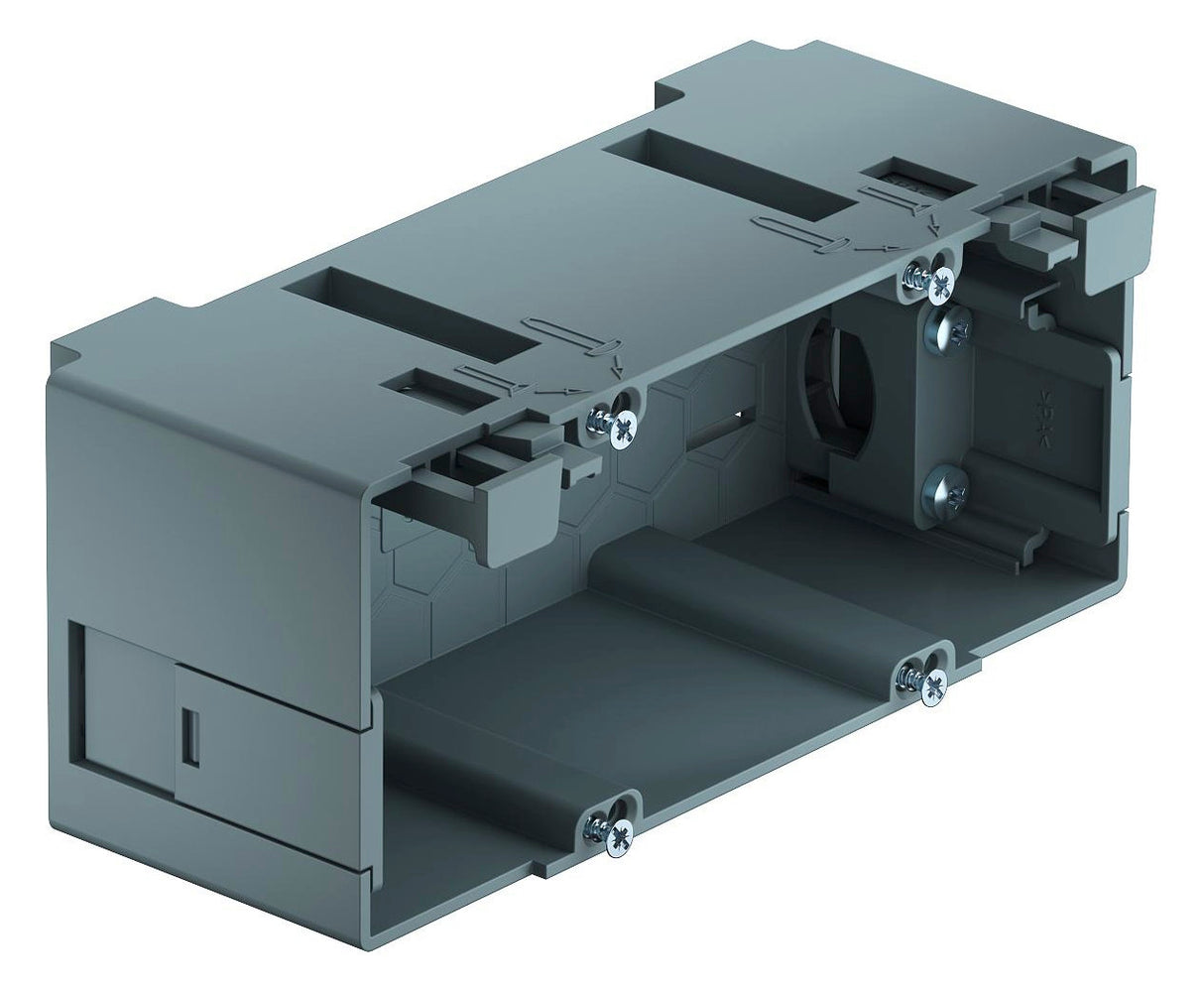 REHAU Geräteeinbaudose GEB-K 2f Rückwand SIGNA IN BRK GD 2CEE gr CEE 60mm geschl