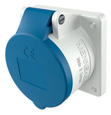 MENNEKES CEE-Anbausteckdose 3p 16A 6h 1366 230V/bl IP44 Schraubkl ger Kst