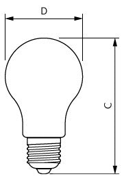 PHILIPS-LM LED-Lampe FM E27 A60 10,5W ws CorePro LEDBulbND10.5-100W E27A60 8 2700