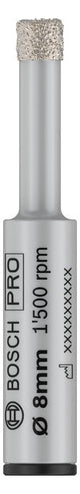 BOSCH-EW Diamant-Bohrkrone  8x33mm 13 mm PRO CERAMIC DRY Steckachse