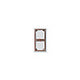 SIEDLE Rahmen-Türstation 2f UP ms Zink MR 611-2/1-0 99,5x199,5x17mm