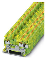 PHOENIX Schutzleiter-Reihenklemme gn/ge PT 1,5/S-TWIN-PE 0,14-1,5qmm 1Etage