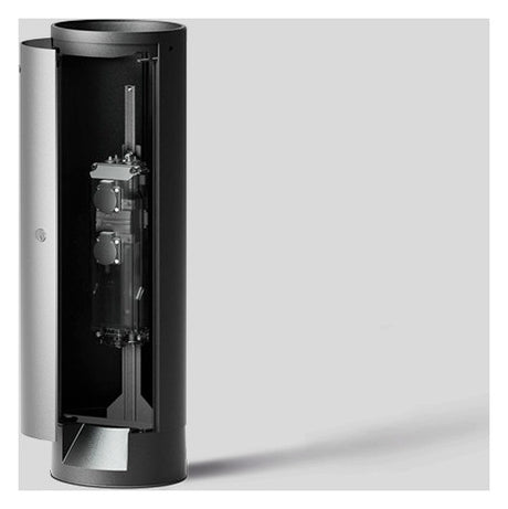 BEGA Steckdosensäule Metall graphit IP65 99627 2Steckd 875x265x265mm