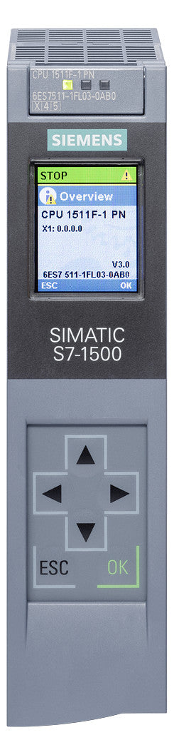 SIEMENS SPS-Steuerung modular m.Display 6ES7511-1FL03-0AB0 19,2-28,8VDC
