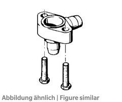 Ventilflansch Alco 9153 MM 22x22 WL