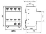 DEHN SE Kombi-Ableiter TS35 4p 255VAC DSH TNS 255 1,5kV 4TE TS35