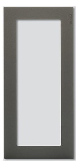 SIEDLE Putzblende 3f AP dgr VA Vario VA/NB 611-3/1-0 DG 170x370x2mm