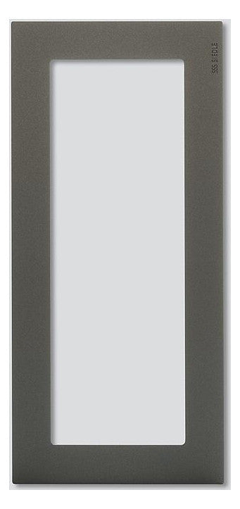 SIEDLE Putzblende 3f AP dgr VA Vario VA/NB 611-3/1-0 DG 170x370x2mm