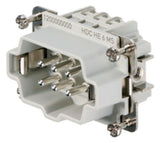 WEIDMÜLLER Kontakteinsatz Stift 6p 24A HDC HE 6 MS Schraub 500V 0,5-4qmm