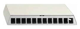 RUTENBECK Patchpanel AP 12Ports Cat6 PP-UM A-12 Ap rw Schirm RAL9010
