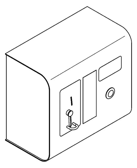 Franke AQUAPAY Münzkontaktgeber AQUA802 für max.31 Duschen, für Wertmarken /3 | 2000100418