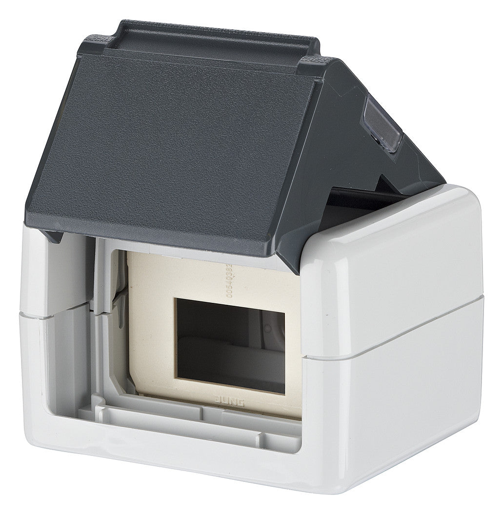 METZ CONNECT Modulaufnahme AP 2f gr 1309430003KE Kanaleinb schräg