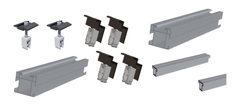 Sonnenkraft SK-AluFix 0 für 5x PV black | 4182