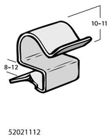 Walraven Trägerklammer Britclips PC12 11 für Kabel 10-11 u. Flansch 8-12 | 52021112