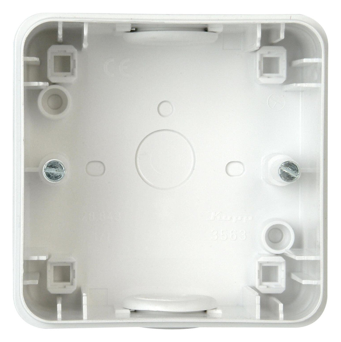 KOPP Gehäuse AP 1f Kst ws glz AP-Geh 356352013 IP20