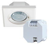 ESYLUX Präsenzmelder-Bus DALI UP v0-180° FLAT PD- 360i/8 SQUARE WHITE DALI SE 180