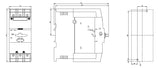 SIEMENS Leistungsschalter 50A 3p IP20 3RV2742-5JD10 Einb