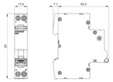 SIEMENS Brandschutzschalter C 2p 20A 1TE 5SV6016-7KK20 230V IP20