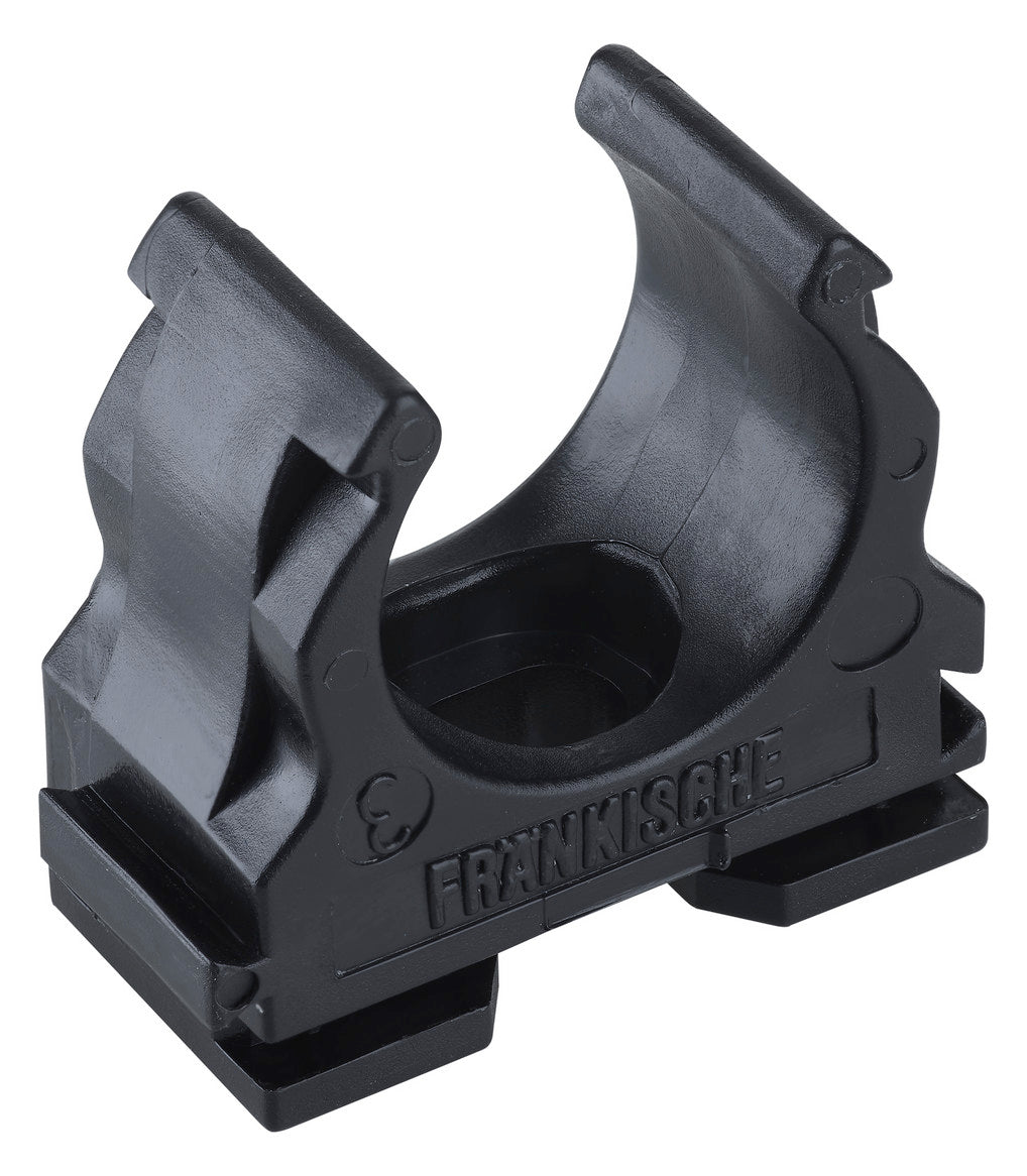 FRÄNKISCHE Befestigungsschelle Rohr Kst clipfix-UV 20 schwarz  20mm unbeh