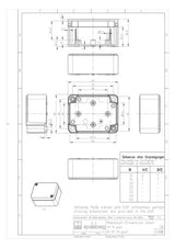 SPELSBERG Leergehäuse Kst IP66 ET24mm TK PC 75-4-to B50xH65xT35mm geschl