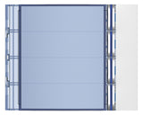 LEGRAND Ruftastenmodul Bus 4RT ws SFERA ALLWHITE Bticino 352042 115x91x11m