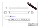 BACHMANN Steckdosenleiste 19 8Steckd 333.538 230V m.Sicherung