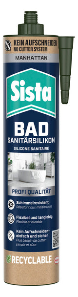 Walraven Sista Rush Sanitärsilikon 280ml schimmelresistent manhatten | HE-SRUMH