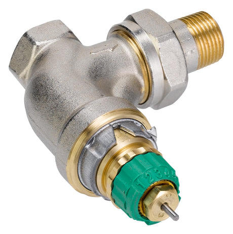 Dynamic Valve RA-DV 10 druckunabhängig, R 3/8, Eck, vernickelt
