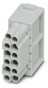 PHOENIX Kontakteinsatz Buchse 12p Crimp HC-M-12-CT-F 10A 250V 0,14-2,5qmm