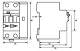 DOEPKE Brandschutzschalter 2p A 240V A DAFDD 1 B16/0,03/2-A KV B16A 0,03A 3TE