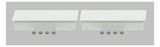 REGIOLUX Endkappe ws ST L108mm B19mm procube -CUS -1 vw RAL9016 H43mm