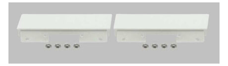 REGIOLUX Endkappe ws ST L108mm B19mm procube -CUS -1 vw RAL9016 H43mm