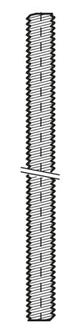 WALRAVEN Gewindestange DIN 976-1 ev 1 m Gew. M8