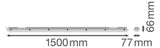 LEDVANCE LED-Feuchtraumleuchte 50W 4000K DP VAL 1500 50W 4000K IP65 6000lm gr