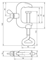 DEHN SE Erdanschlussklemme ST 6-16qmm EK 4.45 AQ6 16 TGTZN Rohrleitung g/vz