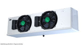Deckenluftkühler Küba SPBE 30-F22 mit Abtauung, LA=7,0mm, 2 Ventilator   *