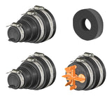 Doyma Quadro-Secura 2704 Mantelrohrendstopfen für DN90 (XLWL 23-40, 12-16, 2x 7-13) | 299070492550