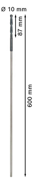 BOSCH-EW Universalbohrer  10mm 2608596343 zyl.Steckachse