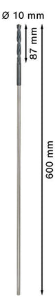 BOSCH-EW Universalbohrer  10mm 2608596343 zyl.Steckachse