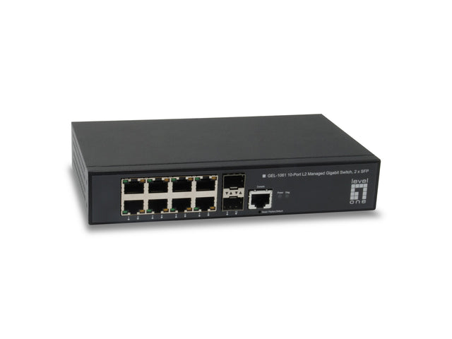 10-Port L2 Managed Gigabit Switch, 2x GE SFP Stück