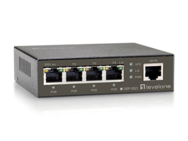 5-Port Gigabit Ethernet PoE+ Switch (60W) Stück