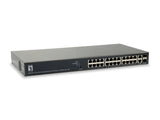 26 Port Web Smart Gigabit PoE Switch, 2x Gigabit SFP, 24 PoE Ausgänge, 370W Stück