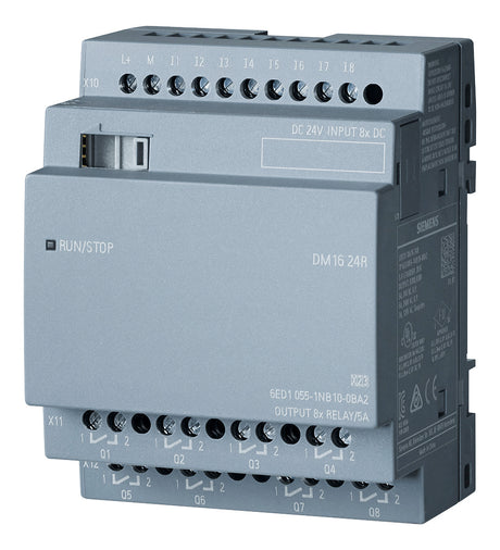 SIEMENS SPS-Digitales E/A-Modul 8Eing 5A LOGO! 6ED1055-1NB10-0BA2 8Ausg DC 24V