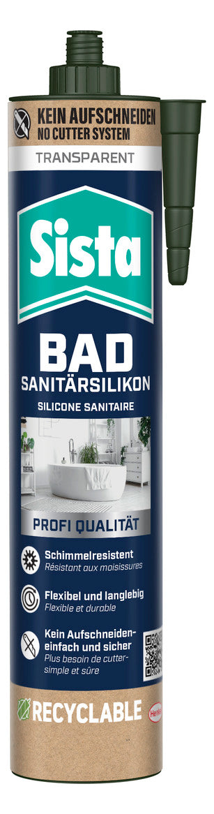 Walraven Sista Rush Sanitärsilikon 280ml schimmelresistent transp. | HE-SRUTR