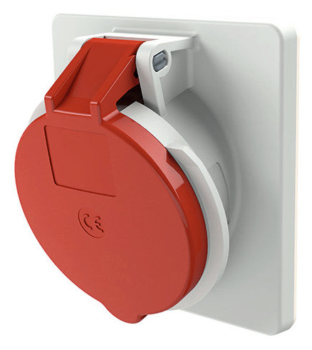 MENNEKES CEE-Anbausteckdose 5p 32A 6h 20147A 400V/rt IP44 Schraubkl abgew Kst