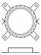 WALRAVEN Brandschutzmanschette Pacifyre AWM III für brennbares Rohr 110 mm
