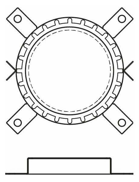 WALRAVEN Brandschutzmanschette Pacifyre AWM III für brennbares Rohr 90 mm